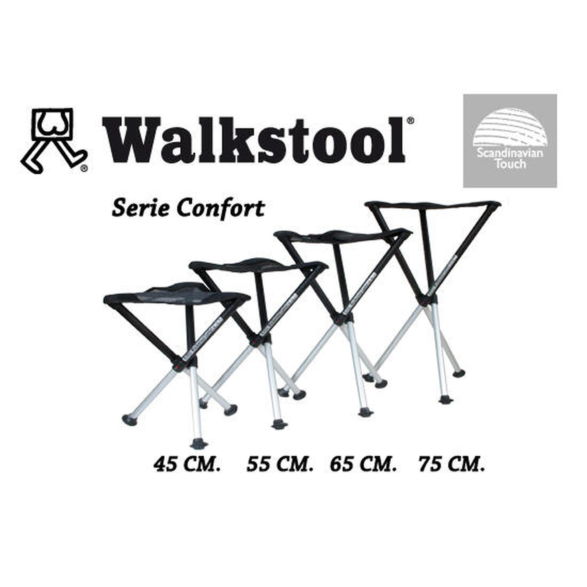 Trojnožka Walkstool Comfort 65cm, černá