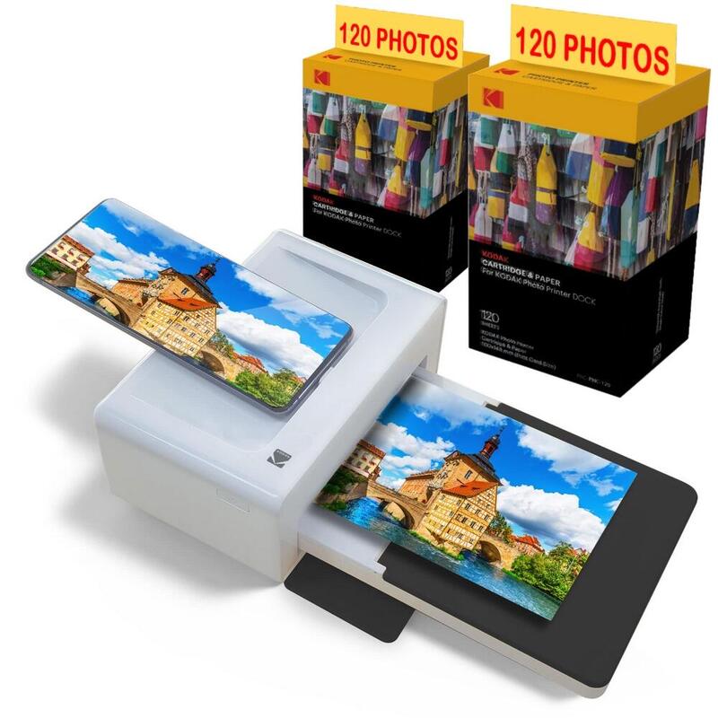 Kodak Pack Imprimante PD460 - 240 Photos, Bluetooth, 10x15 cm