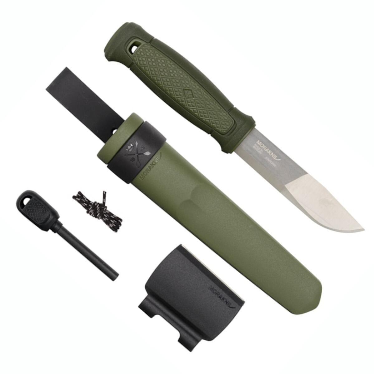 MORAKNIV Überlebensmesser Kansbol Kit mit Polymerscheide - Grün