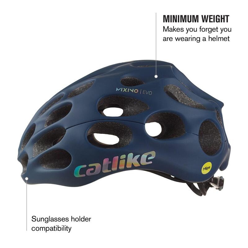 Casco de Bicicleta Carretera Mixino Evo MIPS Azul