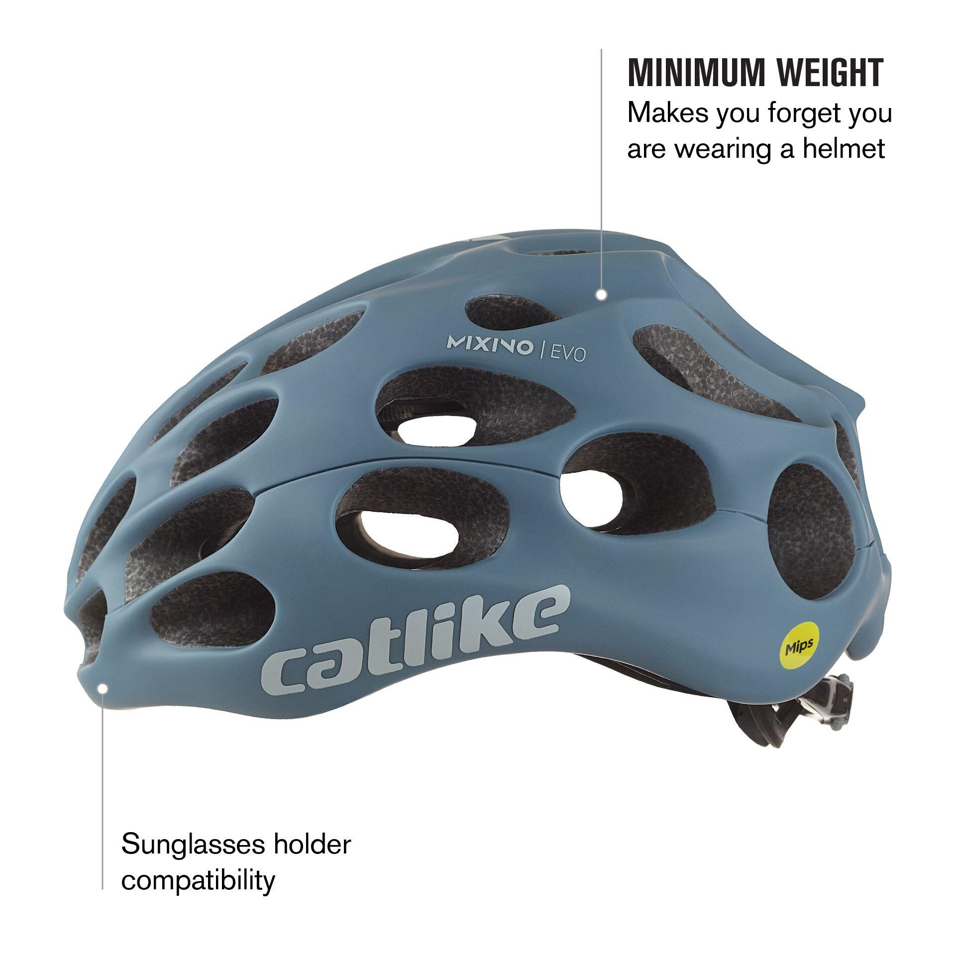Casque Route Mixino Evo MIPS Bleu Clair 3/7