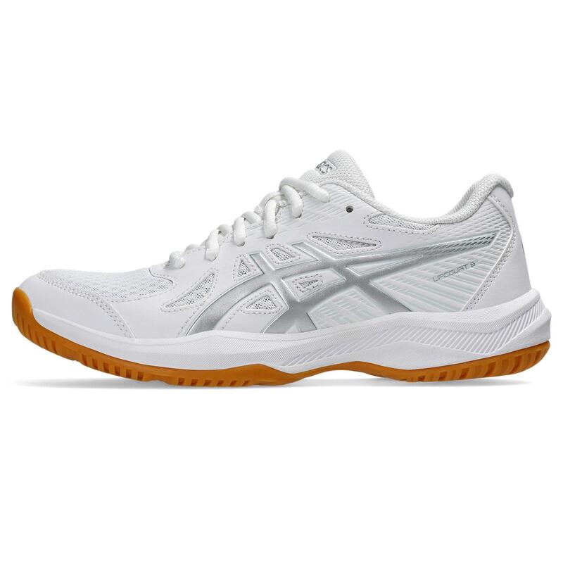 Indoor Mujer - ASICS Upcourt 6 W - White/Pure Silver