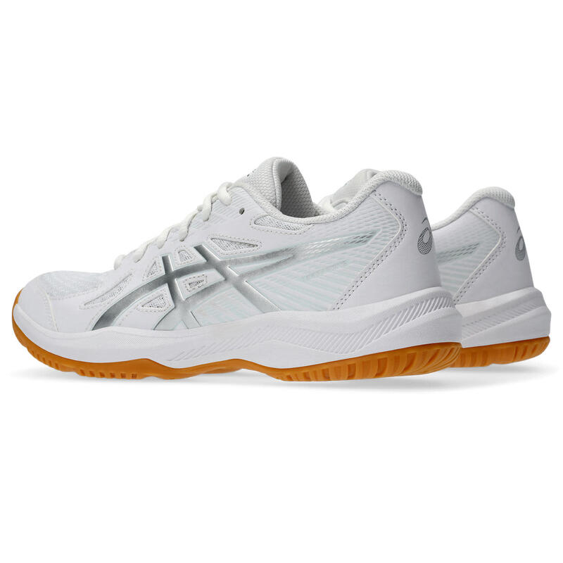 Sport En Salle Femme - ASICS Upcourt 6 W - White/Pure Silver