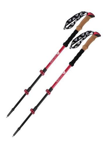 Bastoncini Da Trekking Volven Adventure Cork Rosso