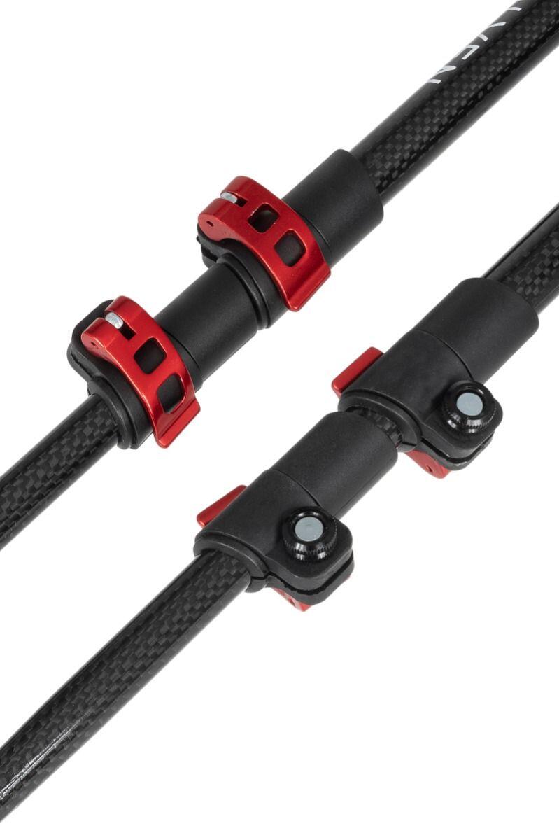 Bastoncini Da Trekking Volven Adventure Carbon Rosso 4/6