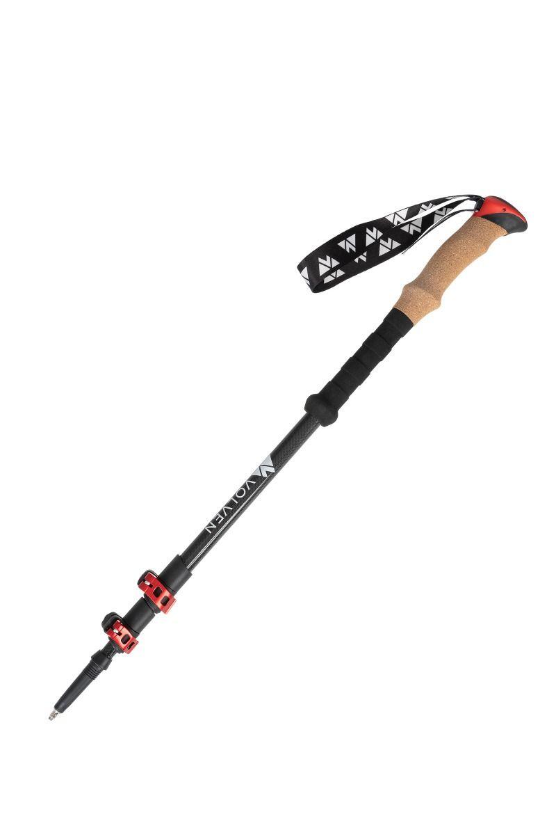 Bastoncini Da Trekking Volven Adventure Carbon Rosso 2/6