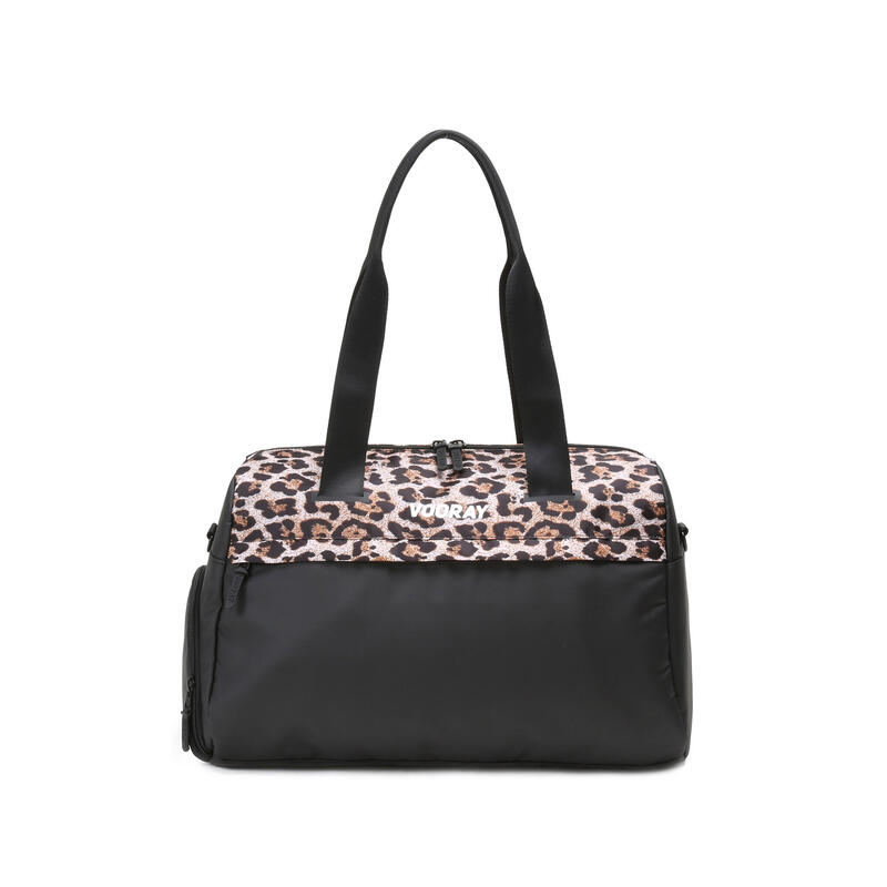 Trainer Duffel Sac de sport avec poche à chaussures et poche sèche (Cheetah)