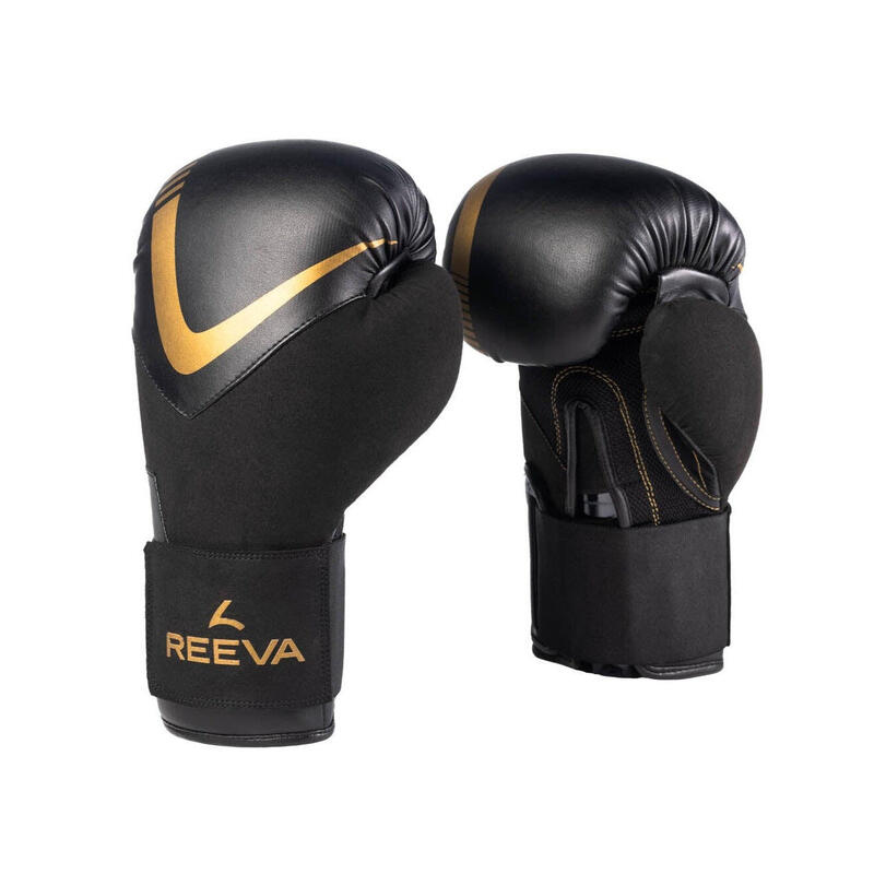 Gants de boxe - Cuir - Or