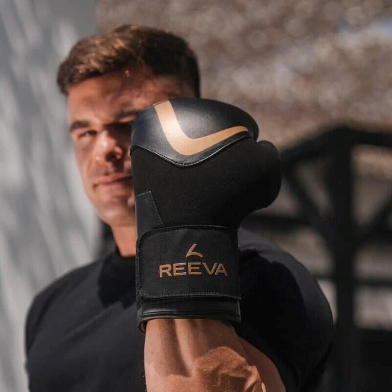 Gants de boxe - Cuir - Or