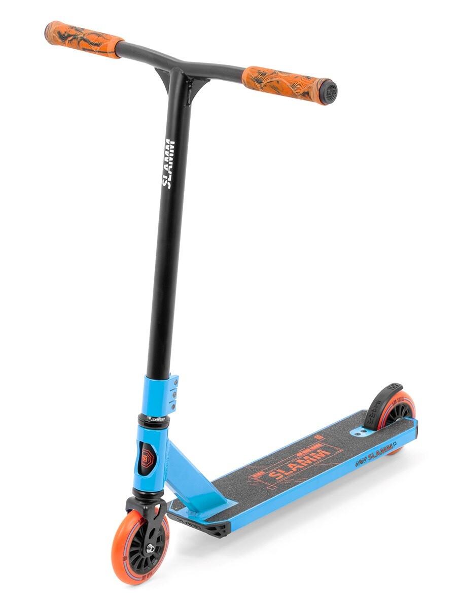 SLAMM SCOOTERS Classic Mini Stunt Scooter - Blue - Size: Age 4+