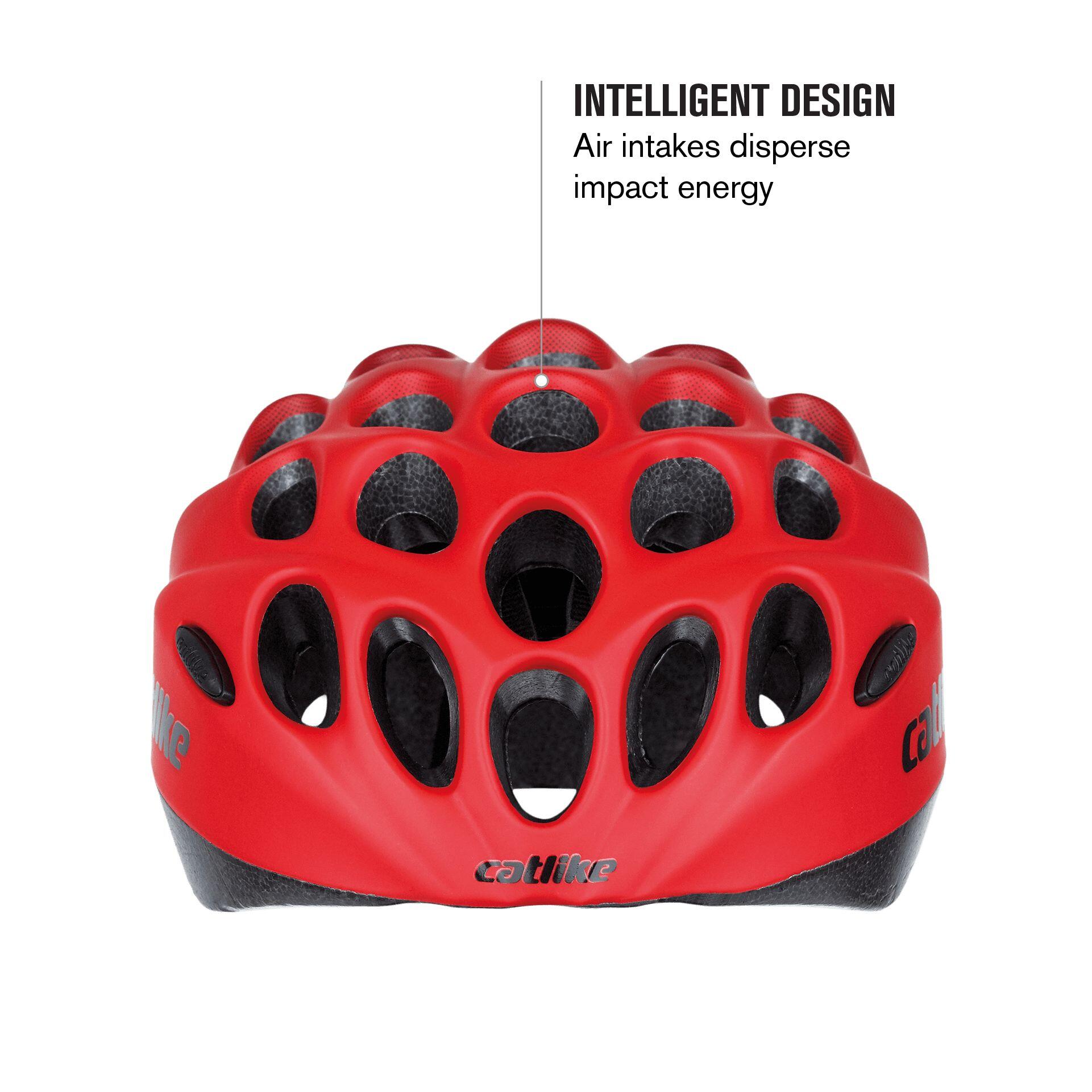 Catlike Kitten - Casque Junior - Rouge Mat 5/7