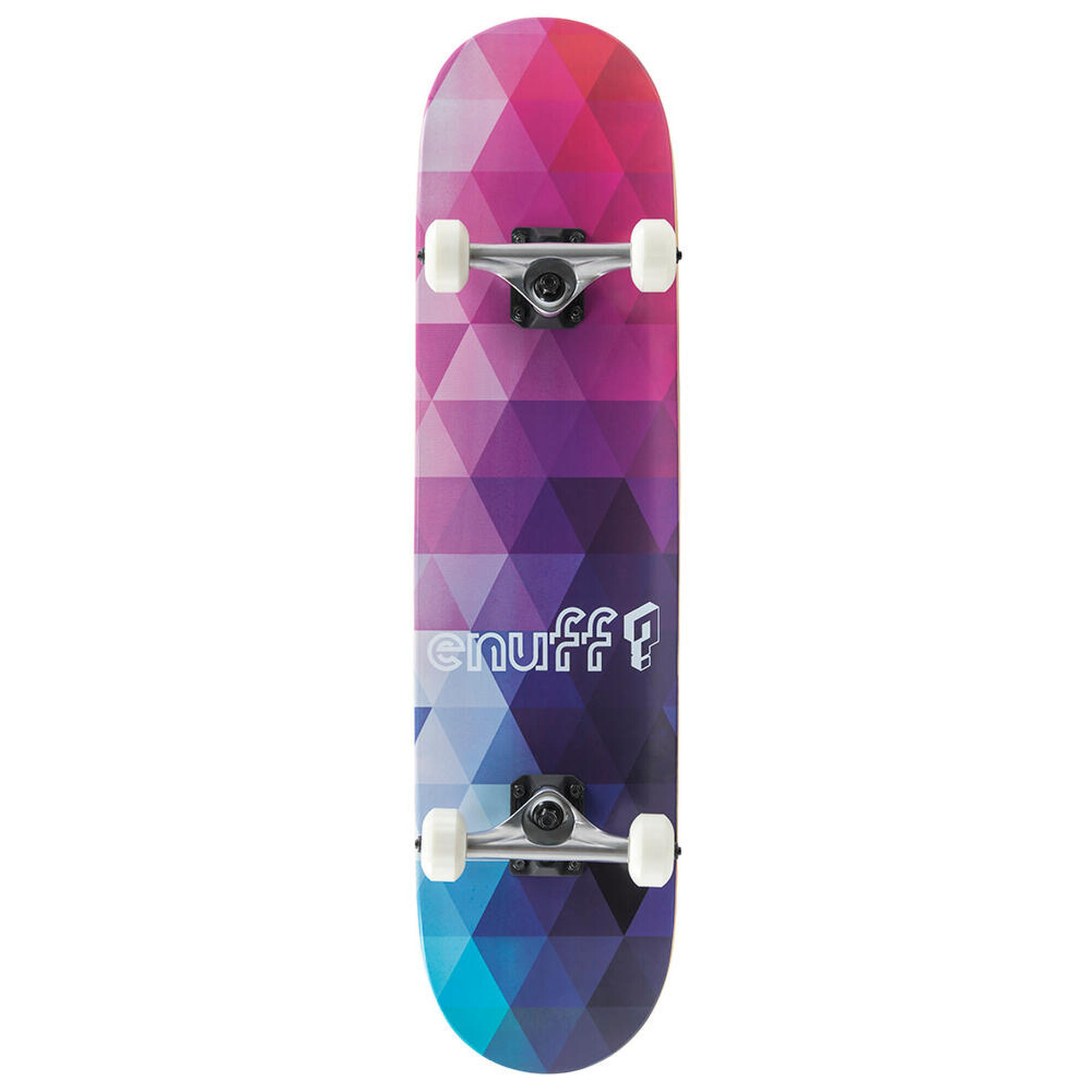 Enuff Skateboards - Skate Enuff Geometric 8"x32" Violet - Skateboard Complet - Violet - 8" - Decathlon