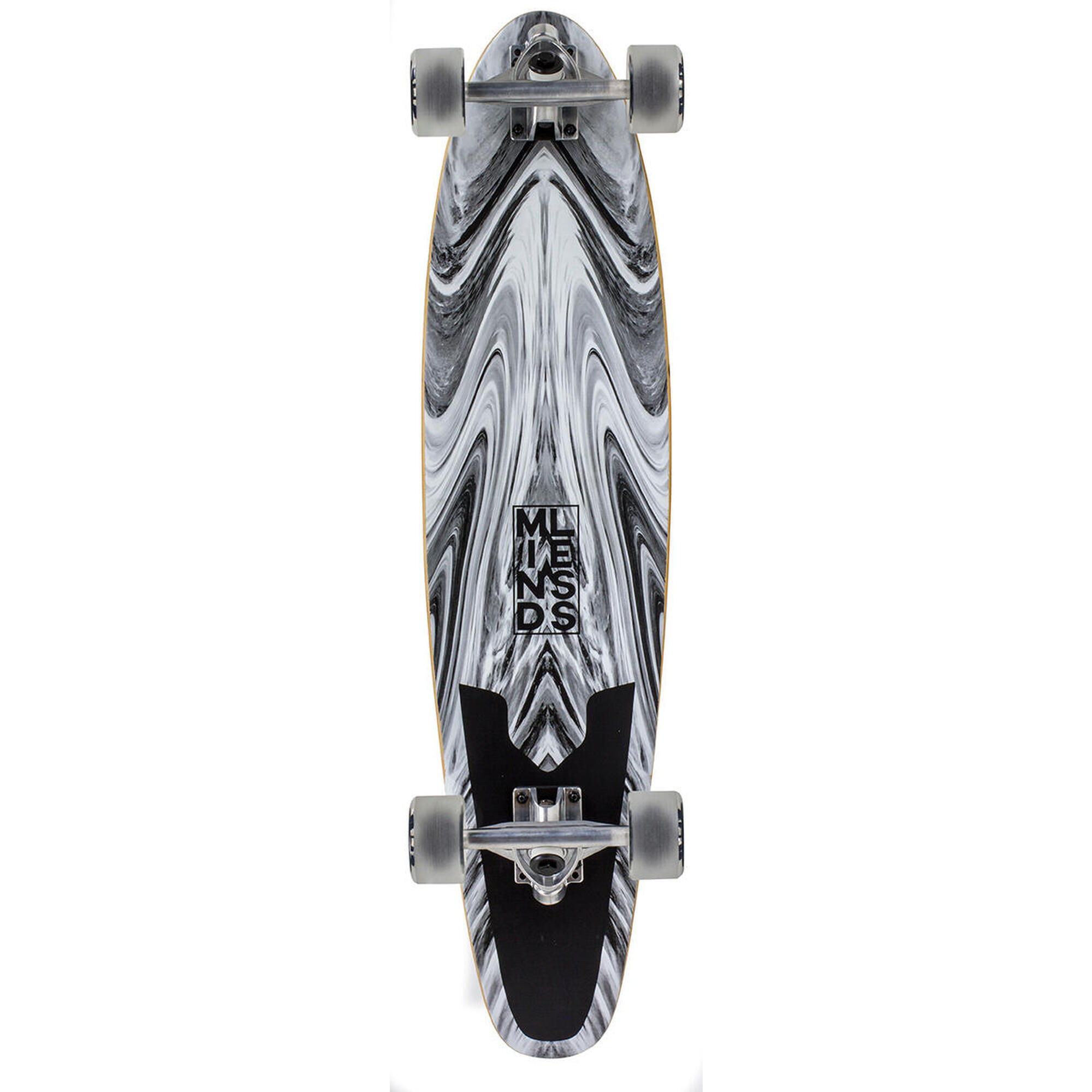 Skateboard Unisex Adulti Longboard Mindless Maverick IV Talisman - Completo Da 46 Pollici, Design Arancione Skateboard Adulti Unisex