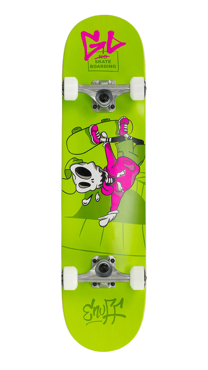 ENUFF SKATEBOARDS Enuff Skully 7.75 "x31.5" Groen / Wit Skateboard