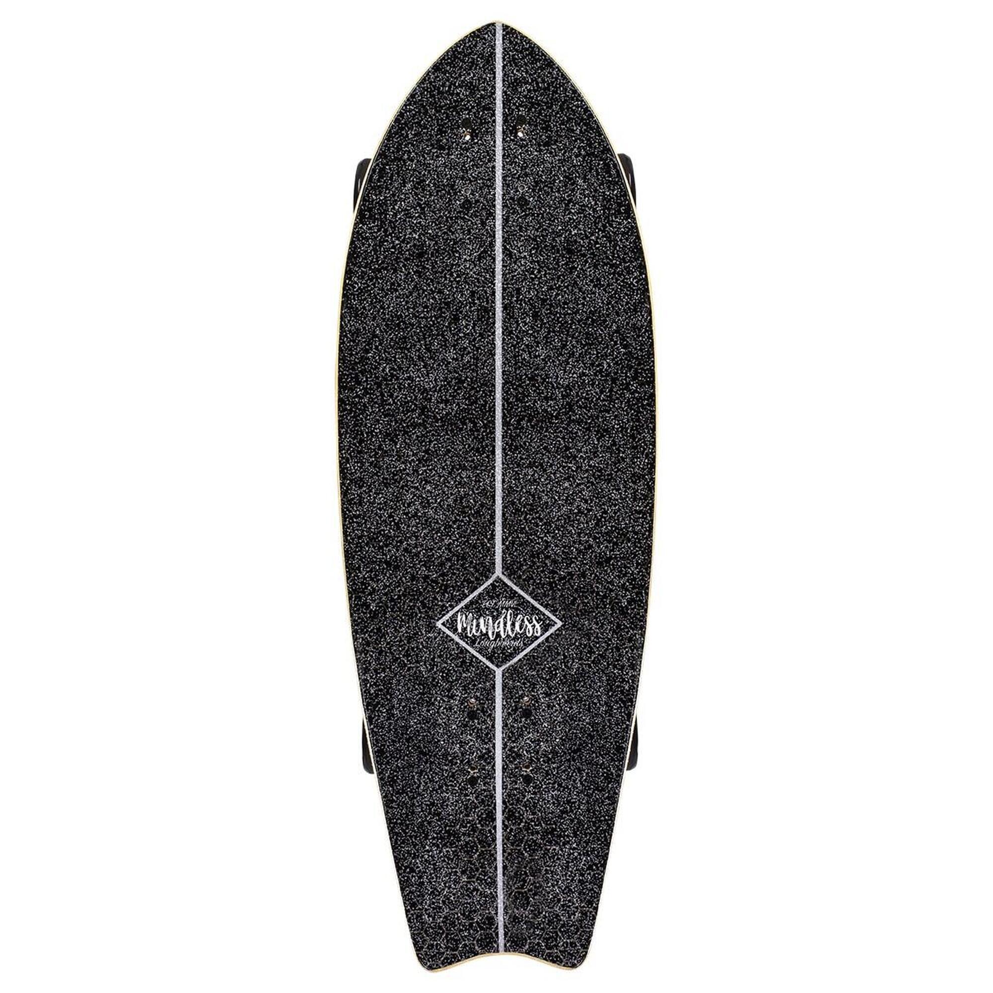 Mindless Surf Skate Fish Tail Zwart 29.5" Longboard