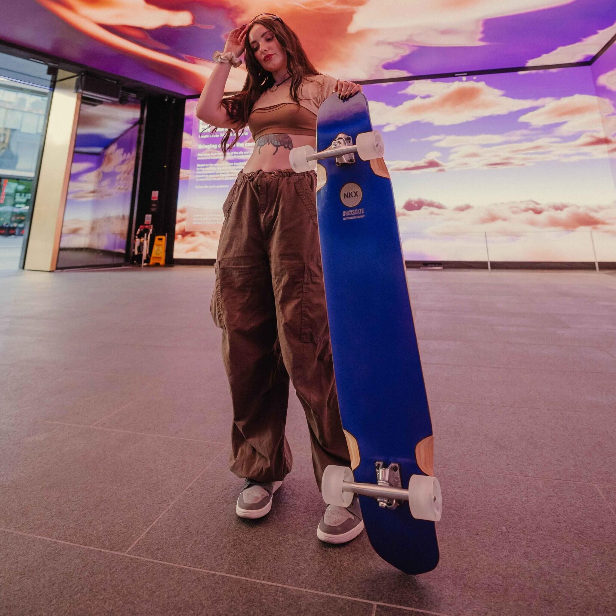 NKX Flaggschiff Dancer Longboard 44 Blau 3/3