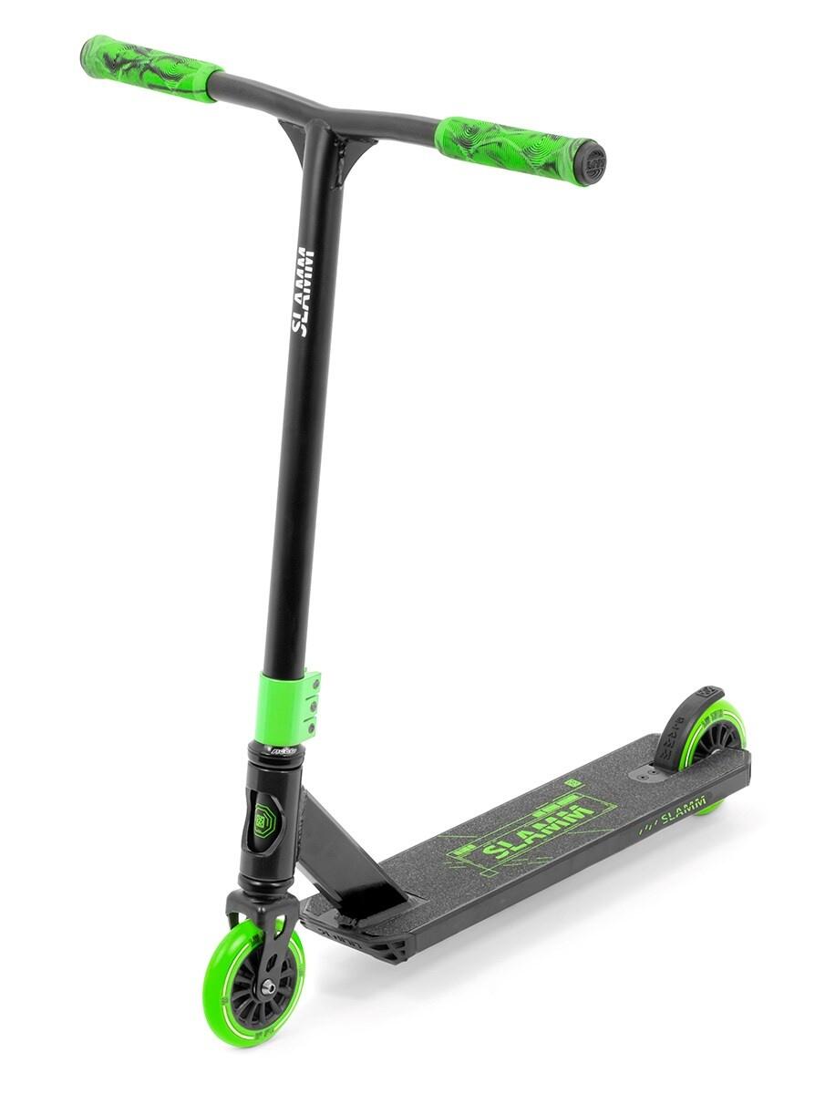 SLAMM SCOOTERS Classic Mini Stunt Scooter - Green - Size: Age 4+