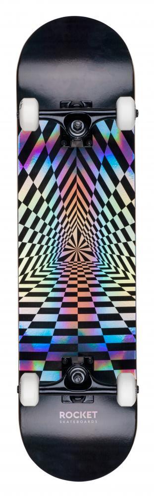 ROCKET Rocket Prism Foil Silver 7.75" Skateboard