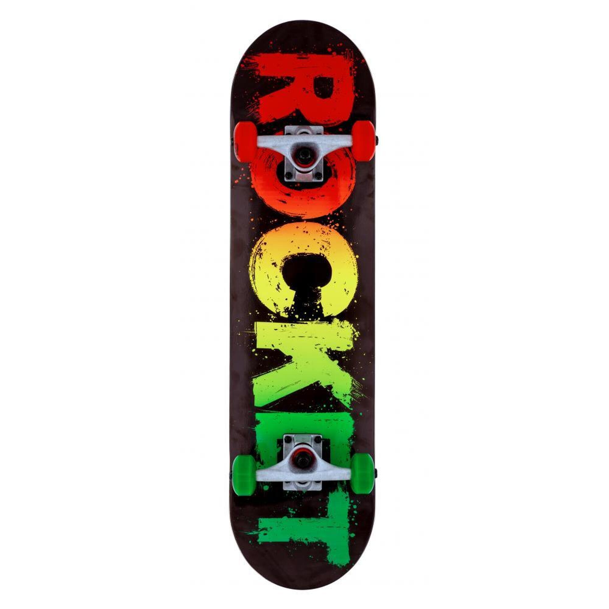 TN Deskorolka dla dorosłych Rocket 8" Rasta Fade
