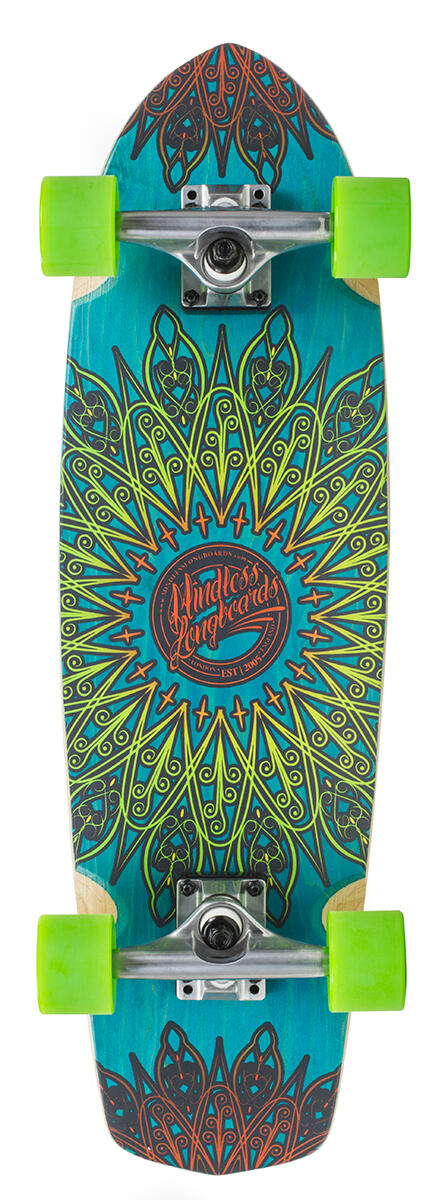 MINDLESS LONGBOARD Mindless Mandala Blauw Cruiser