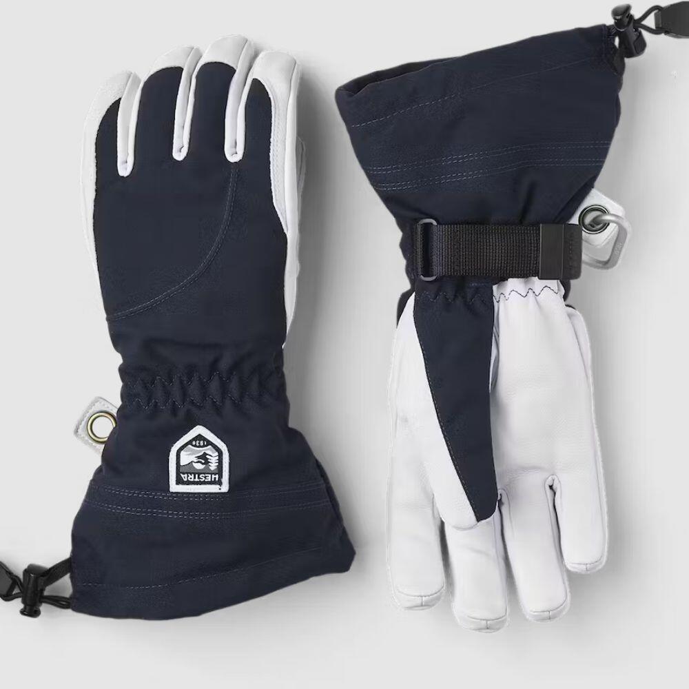 Hestra Heli Female Ski Gloves Navy/Offwhite 2/3