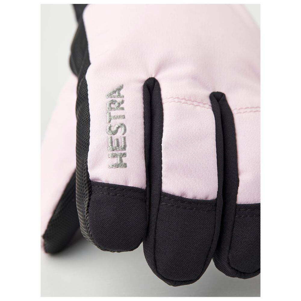 Hestra Ferox Primaloft Kids Ski Gloves - Pink (32990) 3/4