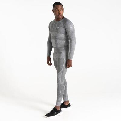 Midlayer skiën heren fitted design lange mouwen in the zone ii