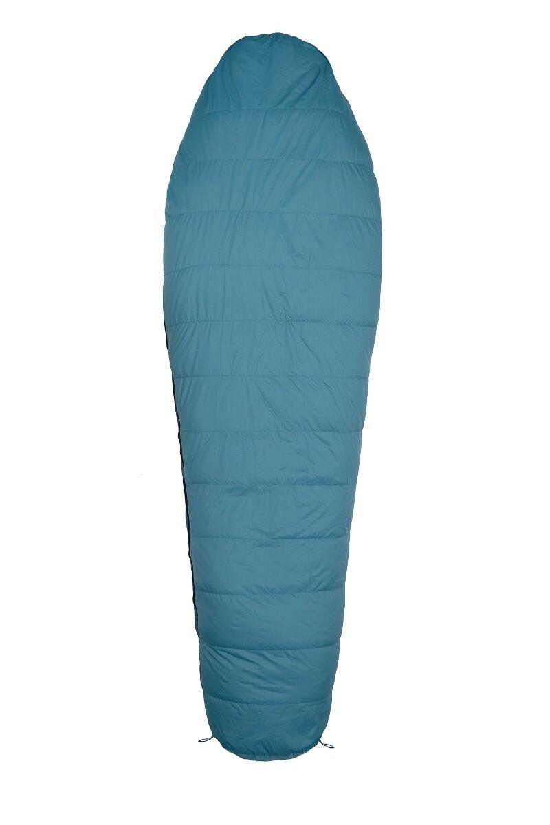 Sacco a pelo campeggio Volven Polaris 215x75 cm blu sinistro 3/5