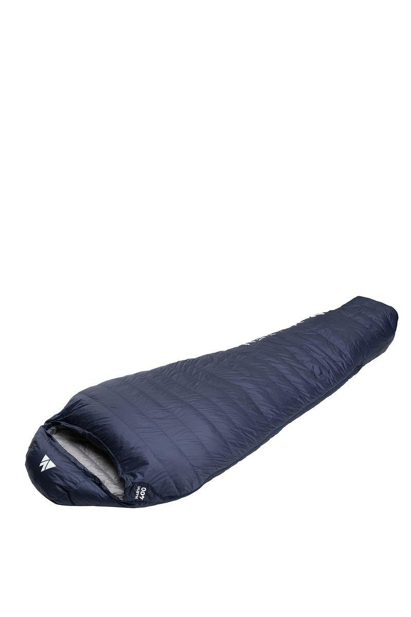 Sacco a pelo campeggio Volven Narvi 400 215x80 cm blu sinistro 3/7