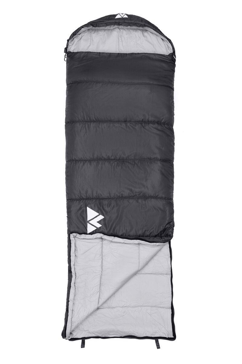 Sacco a pelo campeggio Volven Camper 220x75cm grigio sinistro 3/5