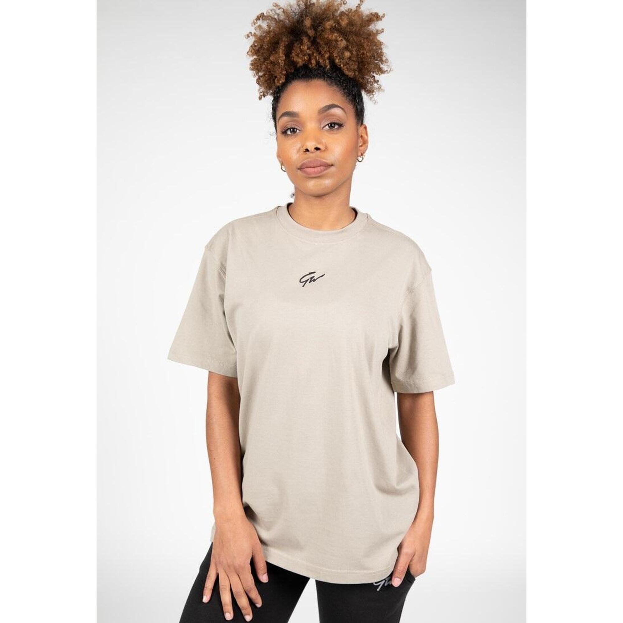 Bixby Oversized T-Shirt - Beige - XS