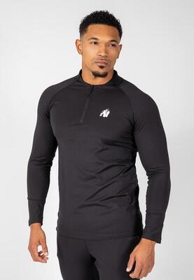 Hamilton Hybrid-Langarmshirt - Schwarz
