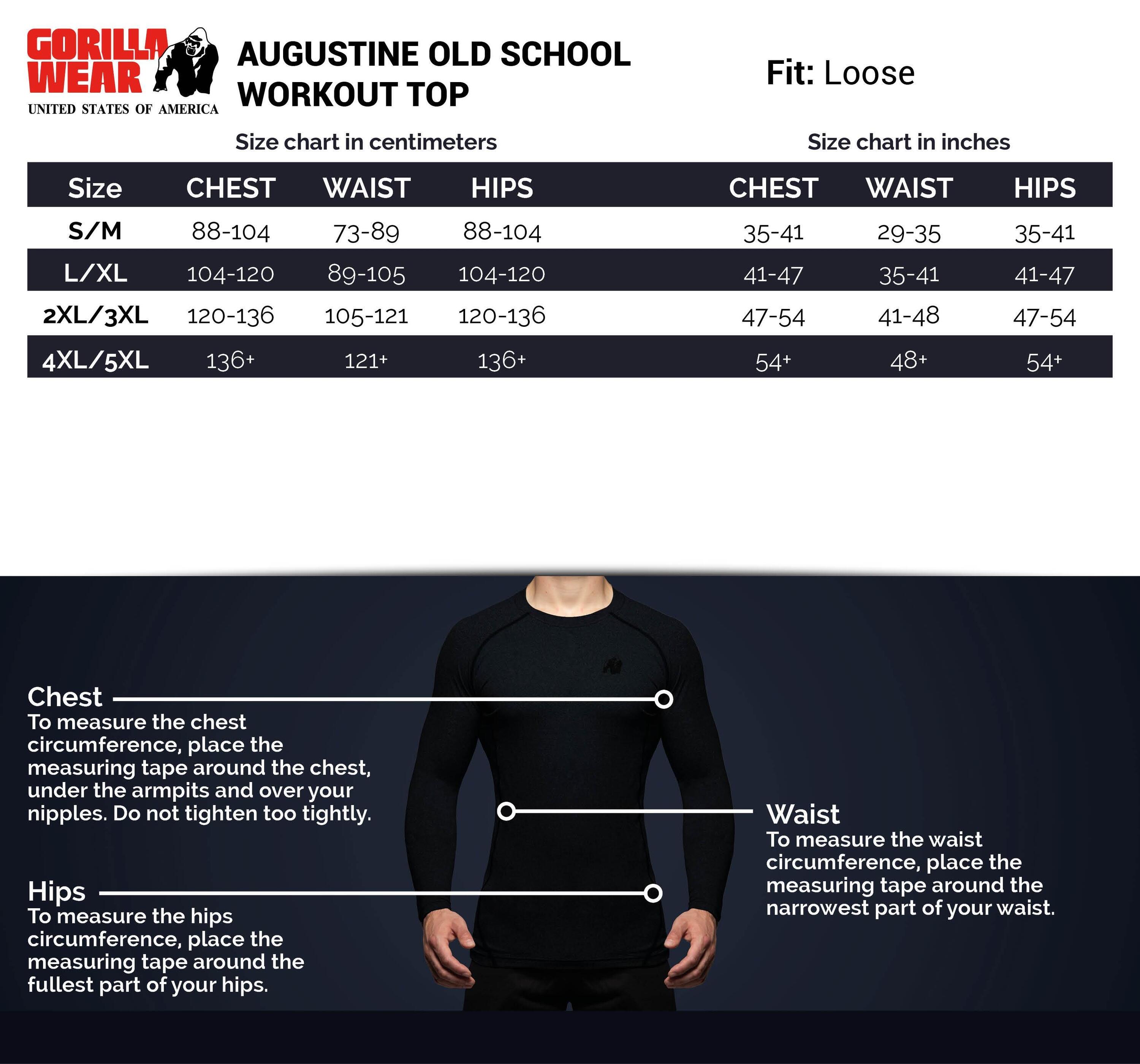 Augustine Allenamento vecchia scuola Top - Grau 5/7