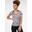 Elmira V-Neck T-Shirt - Grijs Melange
