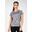 Monetta Performance T-shirt - Grau Melange/Noir
