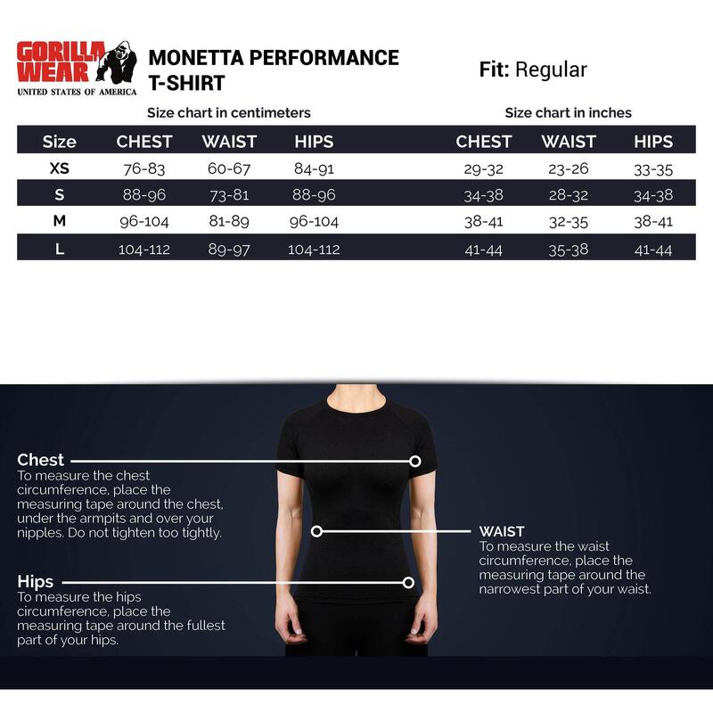 T-shirt femme Gorilla Wear Monetta Performance