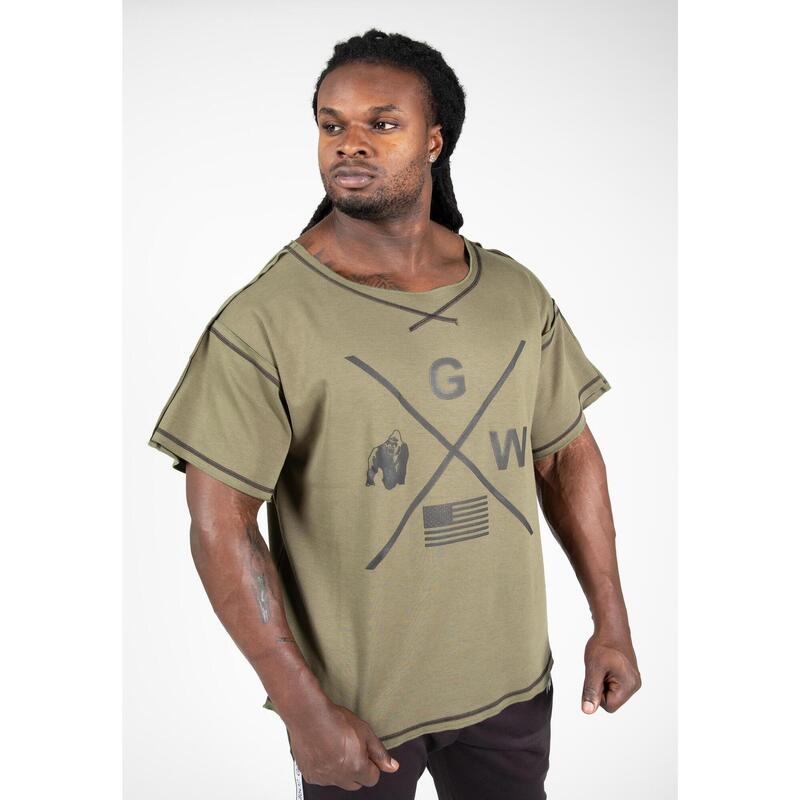 Sheldon Workout Top - Army Green /M