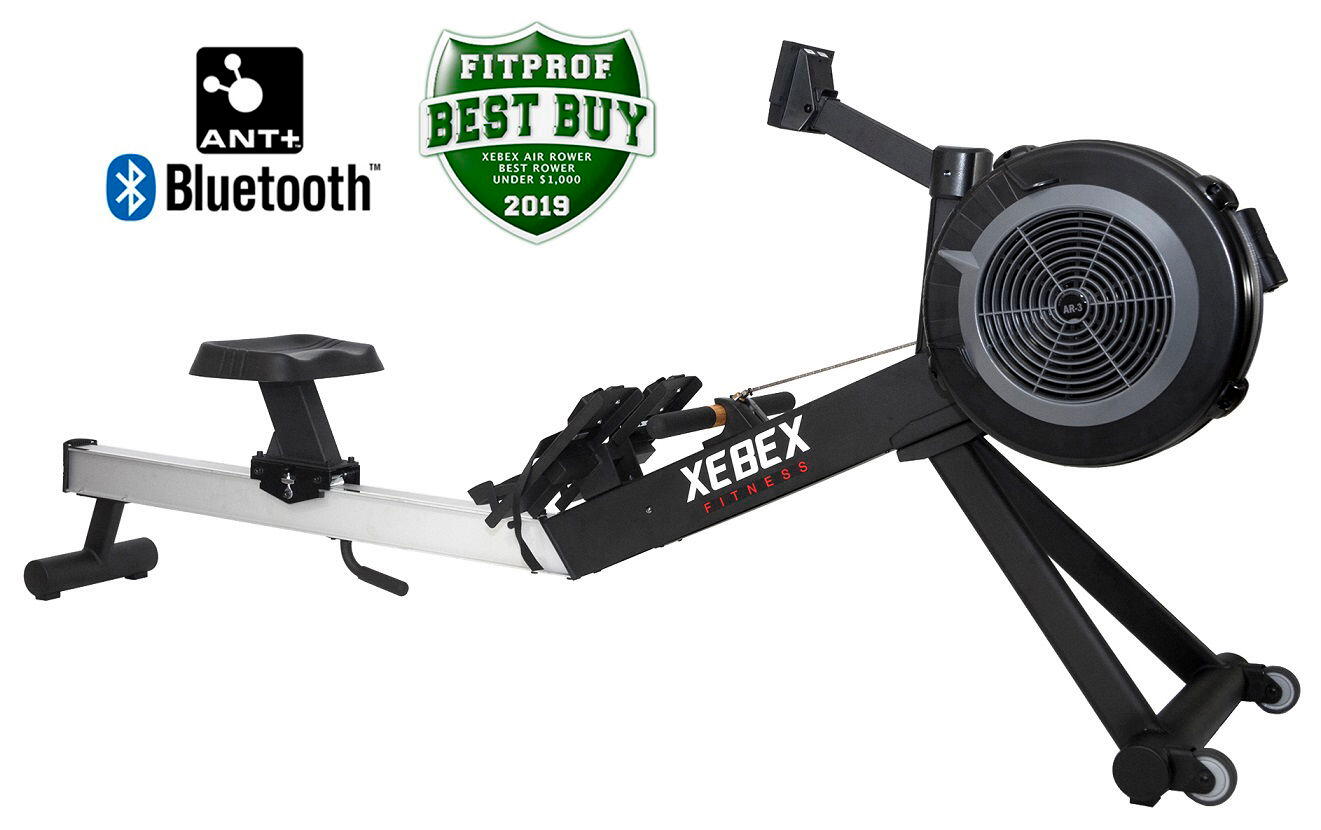 XEBEX FITNESS Veslovací trenažér Air Rower 3.0 Smart Connect