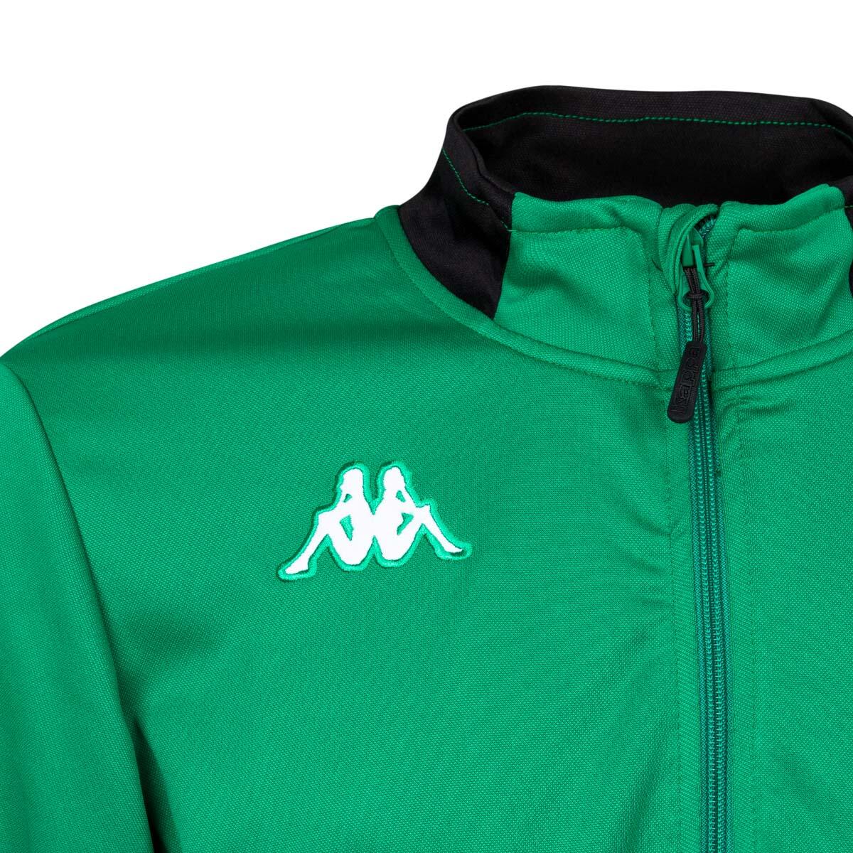 Tuta da bambino in poliestere verde da calcio 3/5