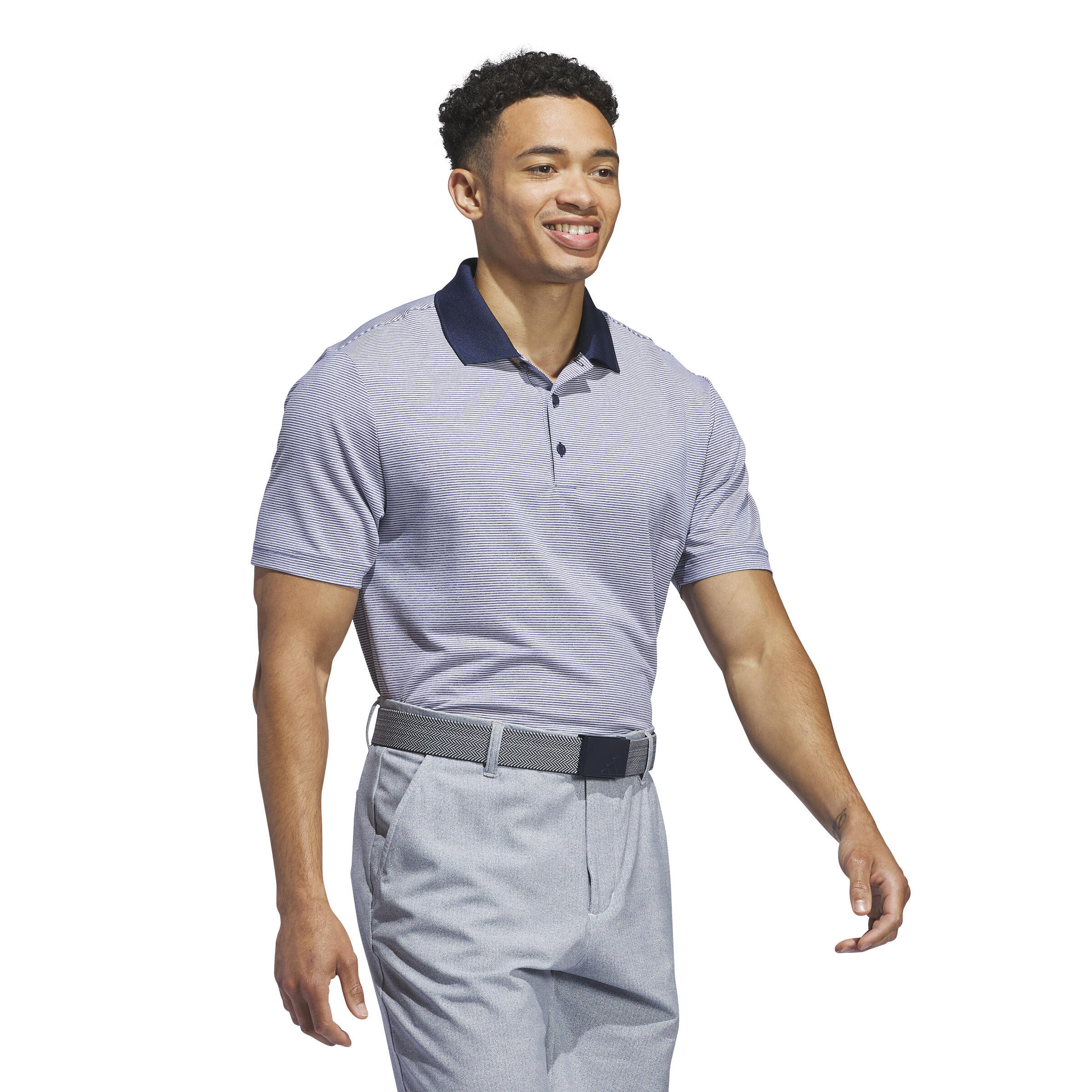 Polo Adidas Ultimate365 Ottoman Stripe 2/7