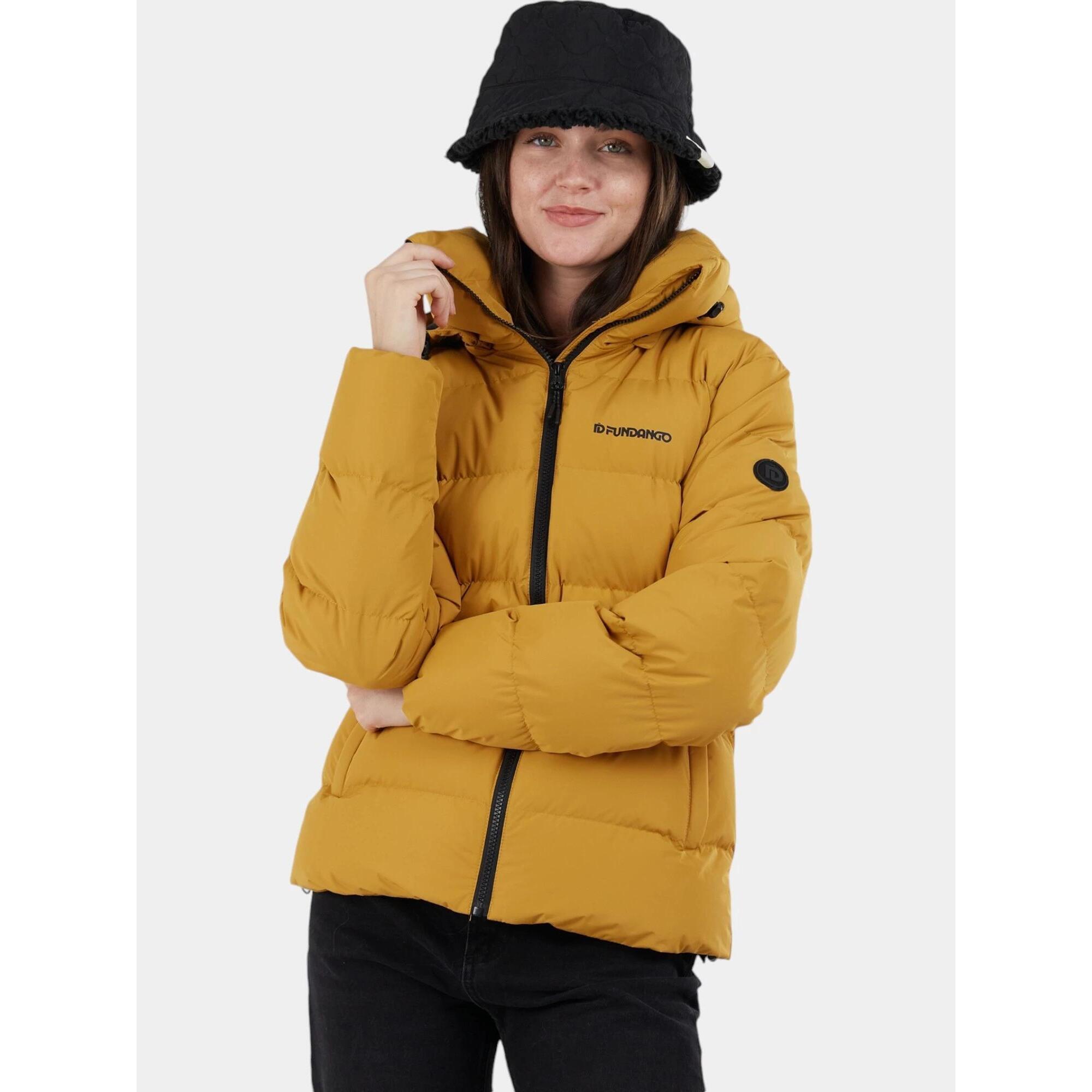 Fundango - Veste De Transition Pour Femmes Amber Pad - Doudoune Synthétique - Jaune - 40 M - Decathlon