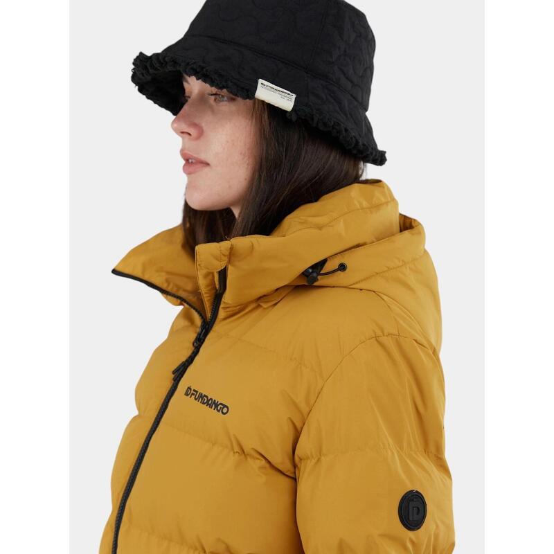 Amber Padded Jacket női átmeneti kabát - sárga