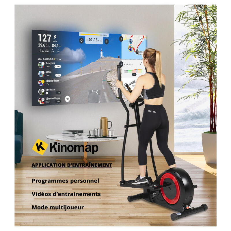 Vélo elliptique connecté CE-665 CARE FITNESS Decathlon