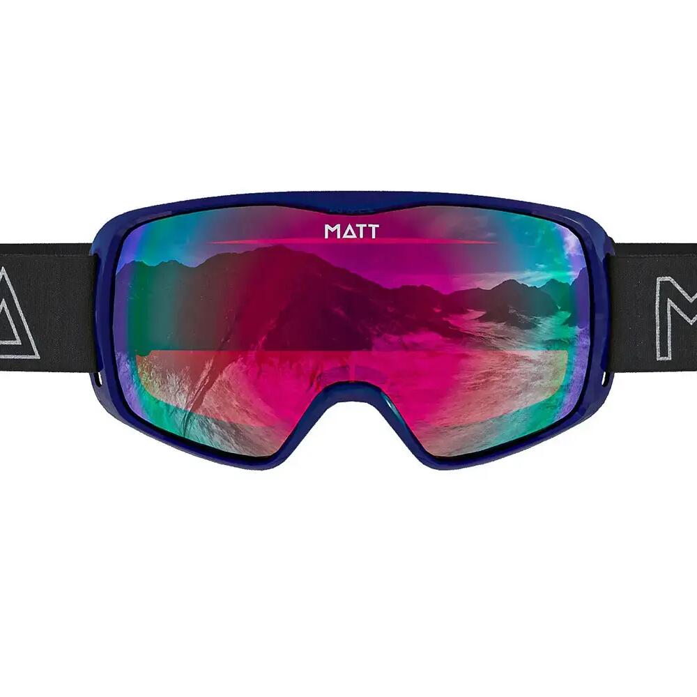 Ski goggles Kompakt Mask Turquoise – Blue with Purple