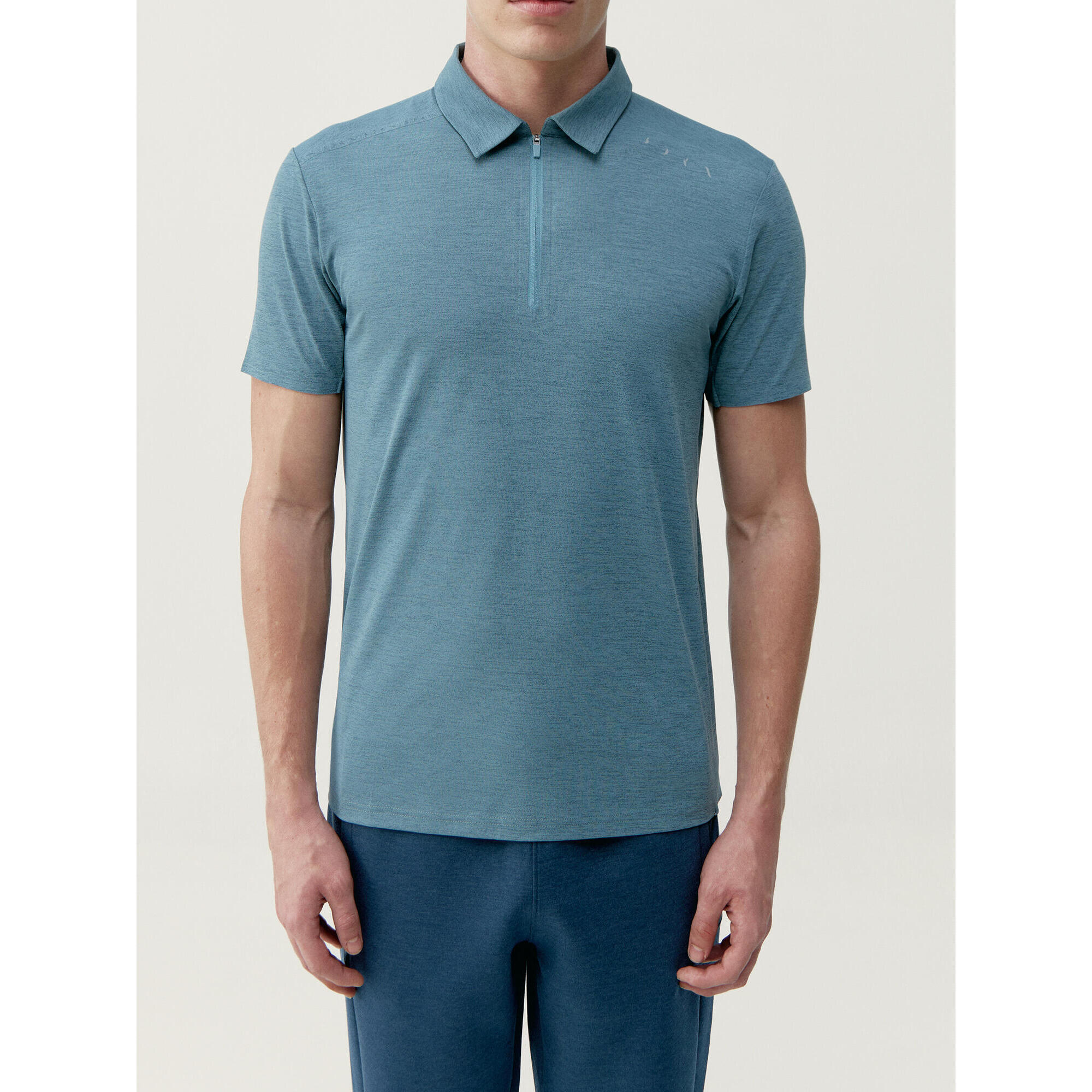 Born Living Yoga - Polo De Sport Pour Hommes Kariba Born Living Yoga - T-shirt Manches Courtes - Bleu - 40 M - Decathlon