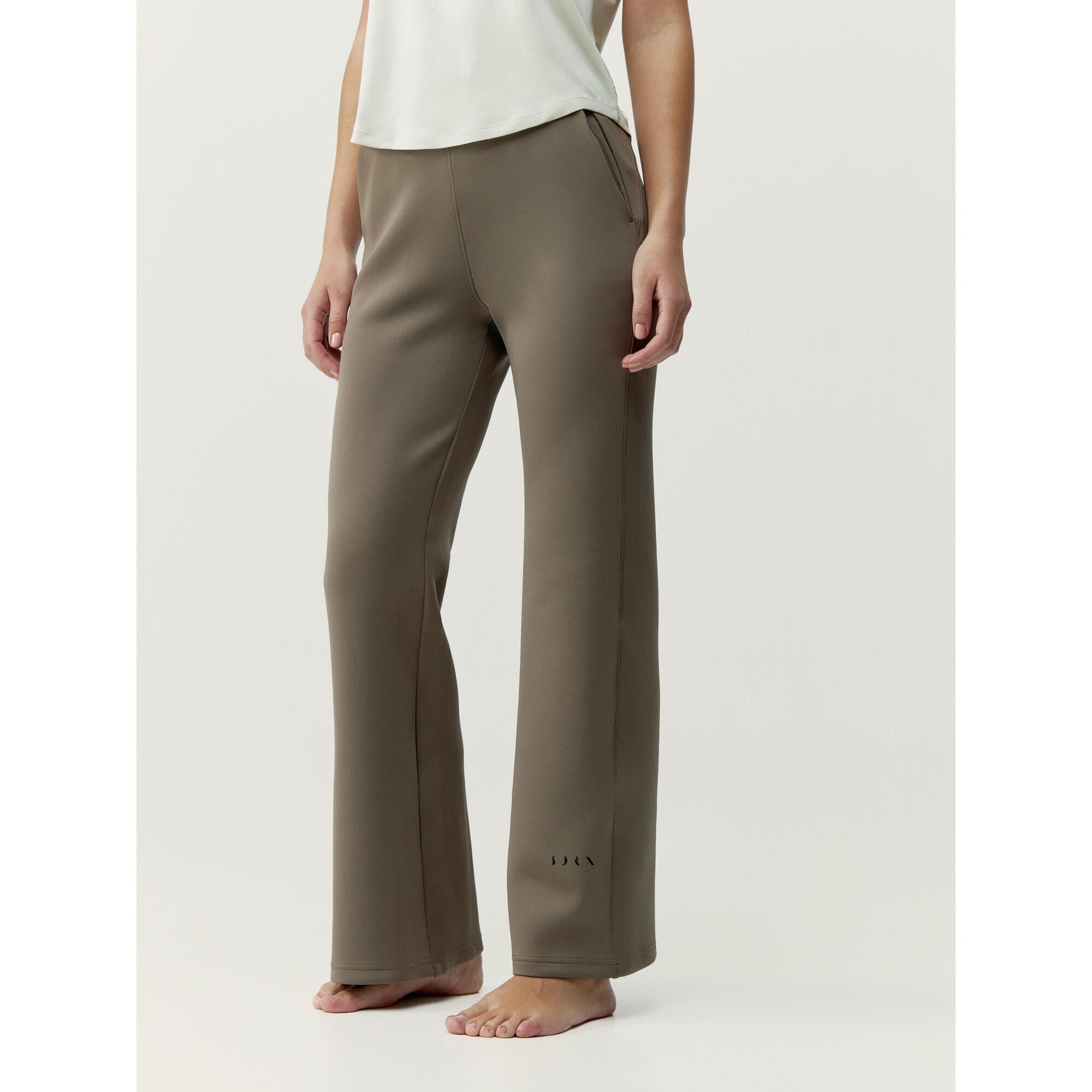 Born Living Yoga - Pantalon De Sport Femme Kioko Born Living Yoga - Pantalons - Beige|marron - S - Decathlon