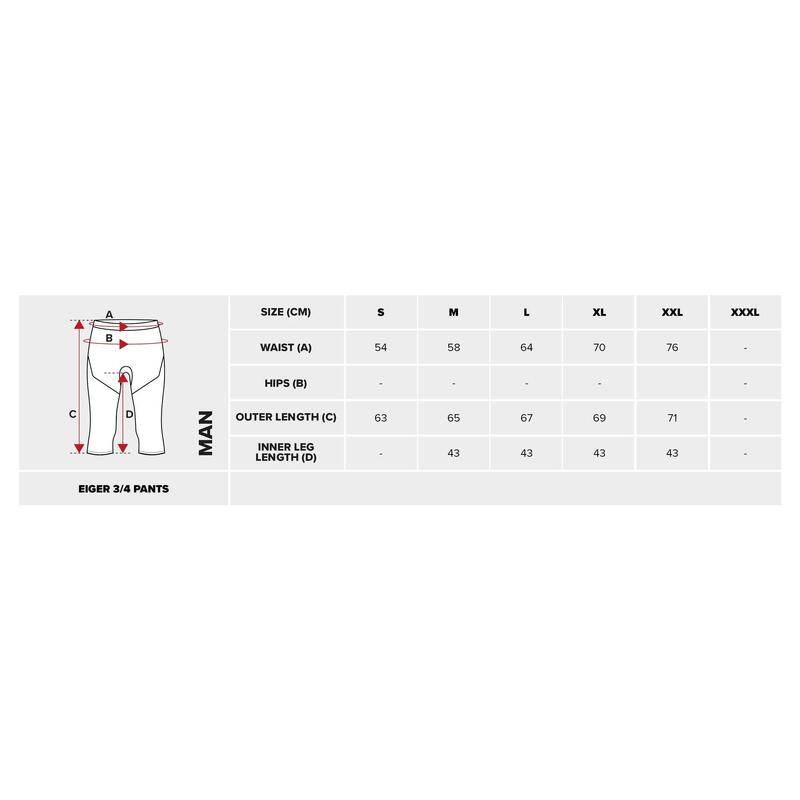 Pantaloni 3/4 termoactivi Viking Eiger pentru bărbați