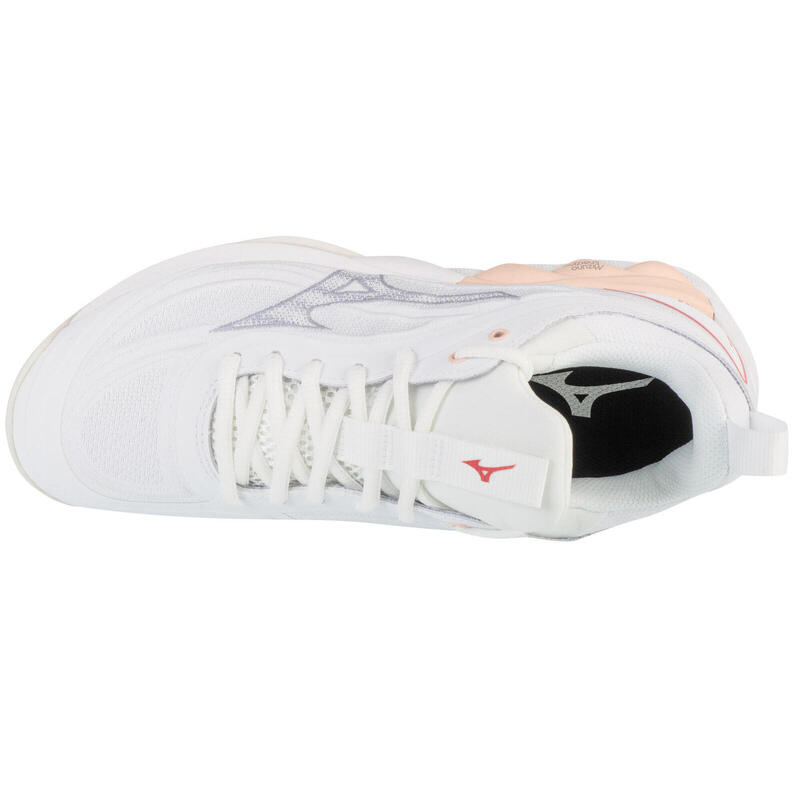 Pantofi sport femei Mizuno Wave Luminous 3, Alb