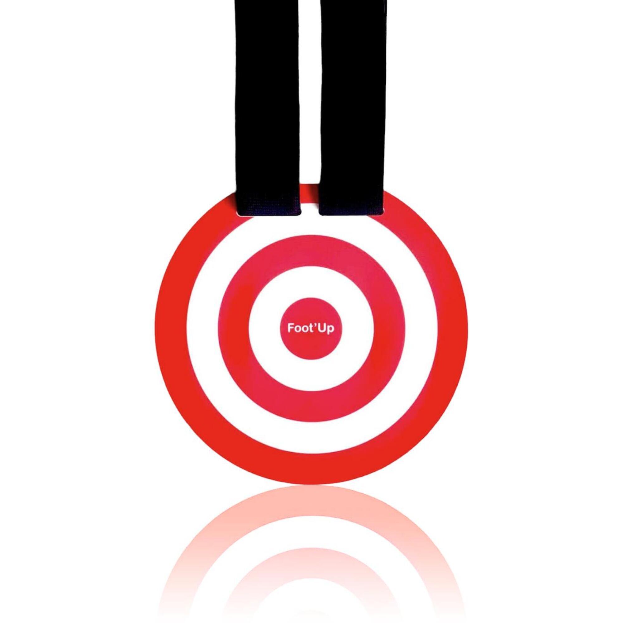 Foot'up - Cible Pour But De Football - Cible D'Entrainement - Blanc|rouge - 40 Cm - Decathlon