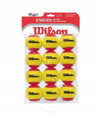 Set aus 12 Tennisbällen Wilson Starter